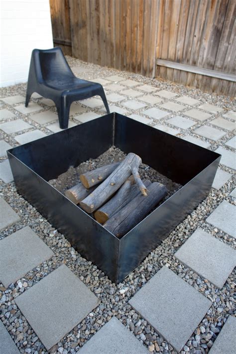 metal box fire pit|decorative fire pits.